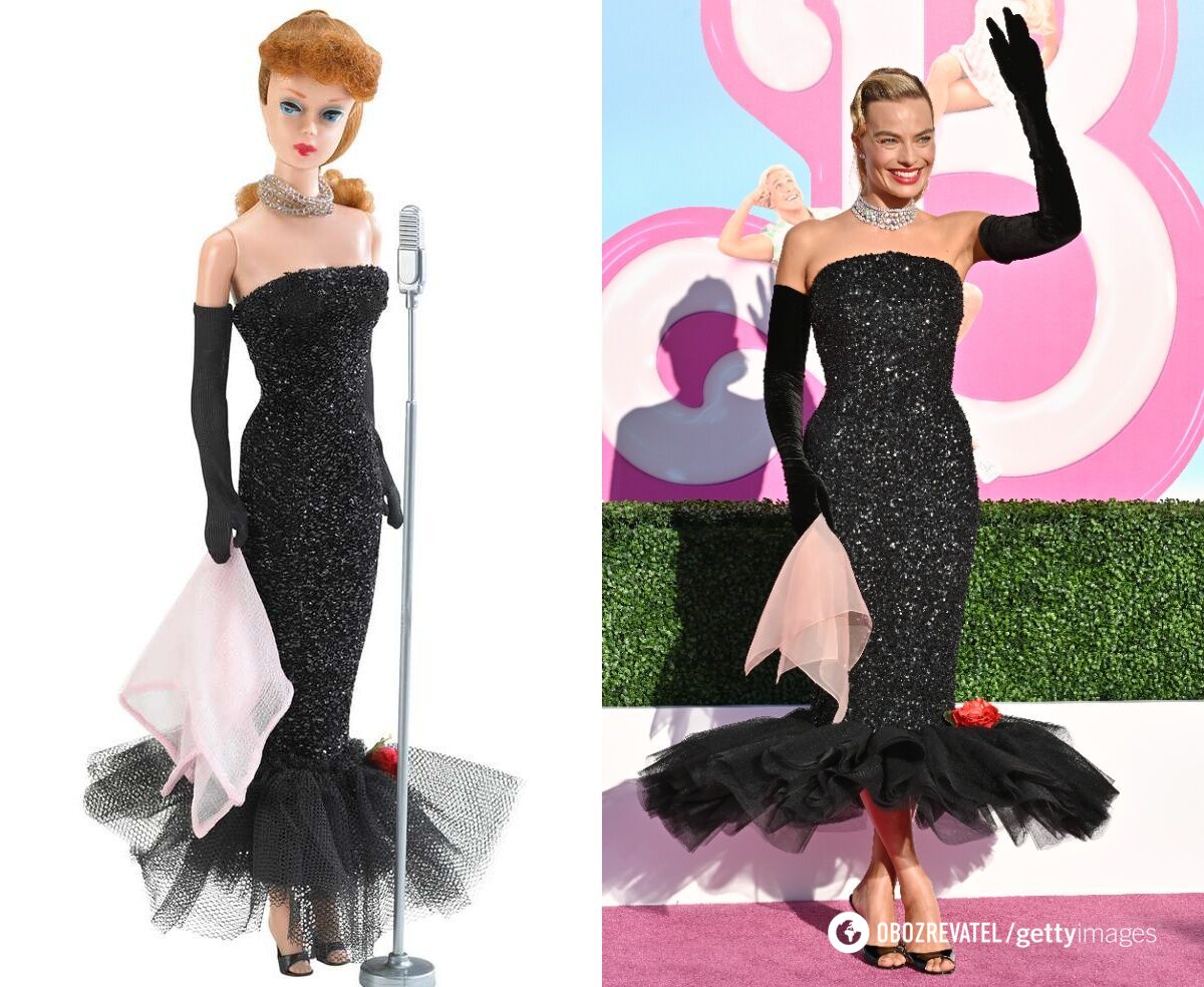 Like a doll: 7 bright images that Margot Robbie copied from Barbie at the premieres of the movie of the same name. Photo
