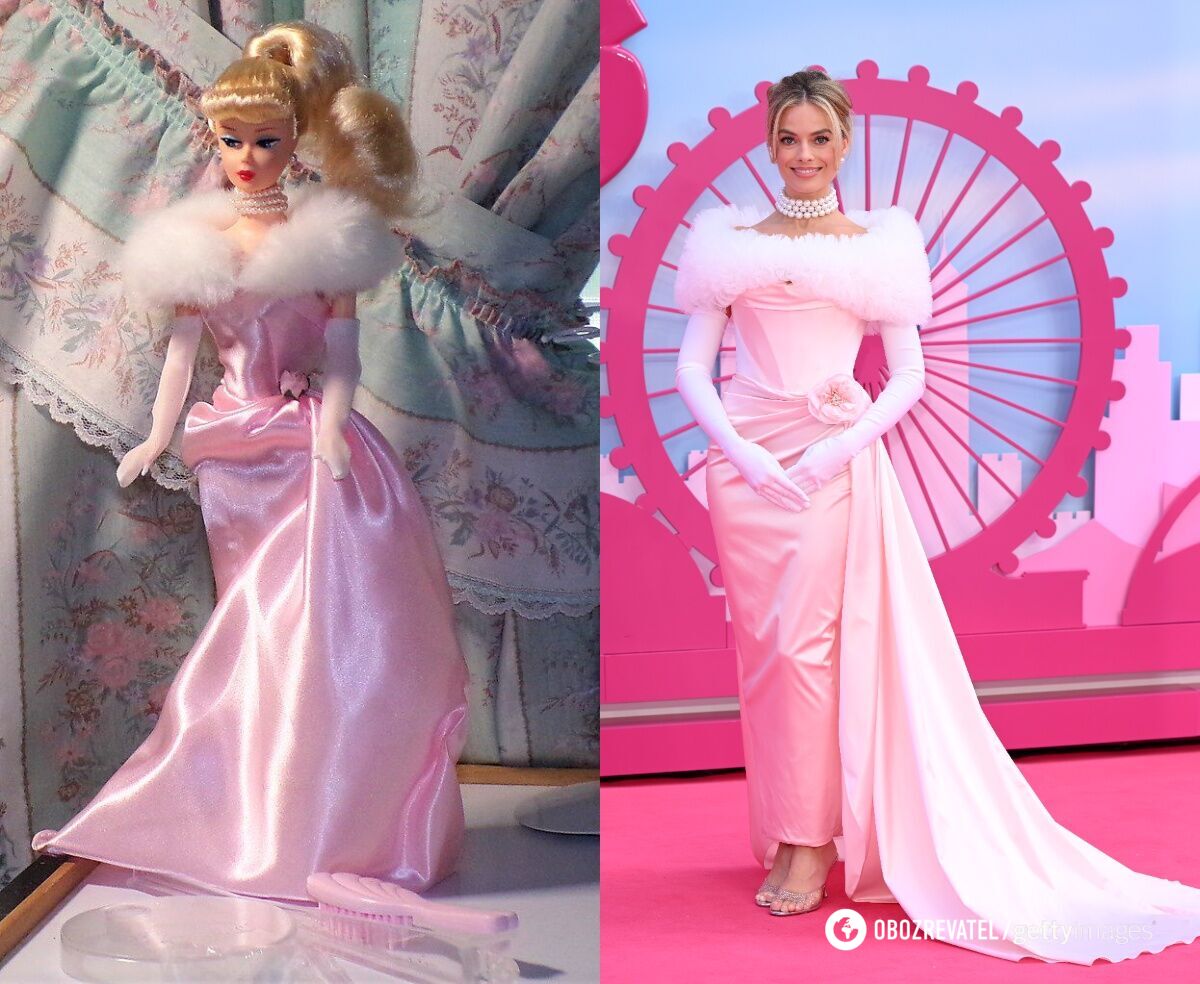 Like a doll: 7 bright images that Margot Robbie copied from Barbie at the premieres of the movie of the same name. Photo