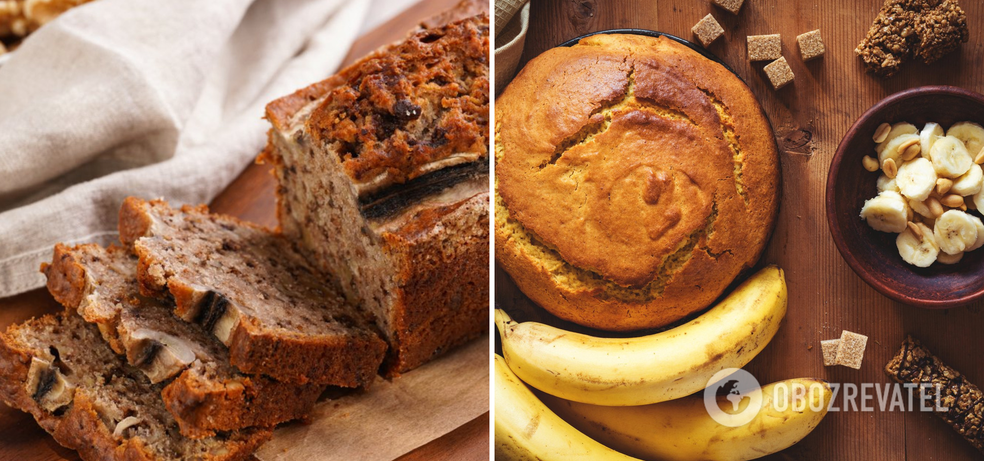 Banana bread without milk and yogurt