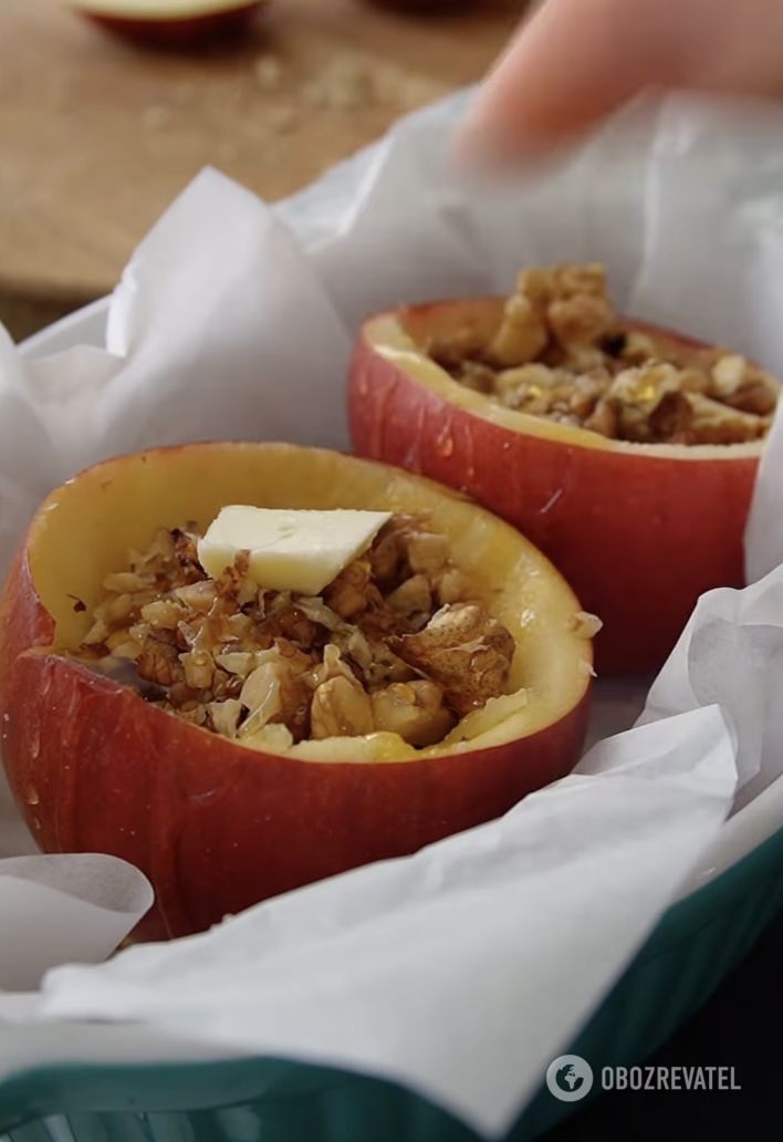 How to cook baked apples deliciously