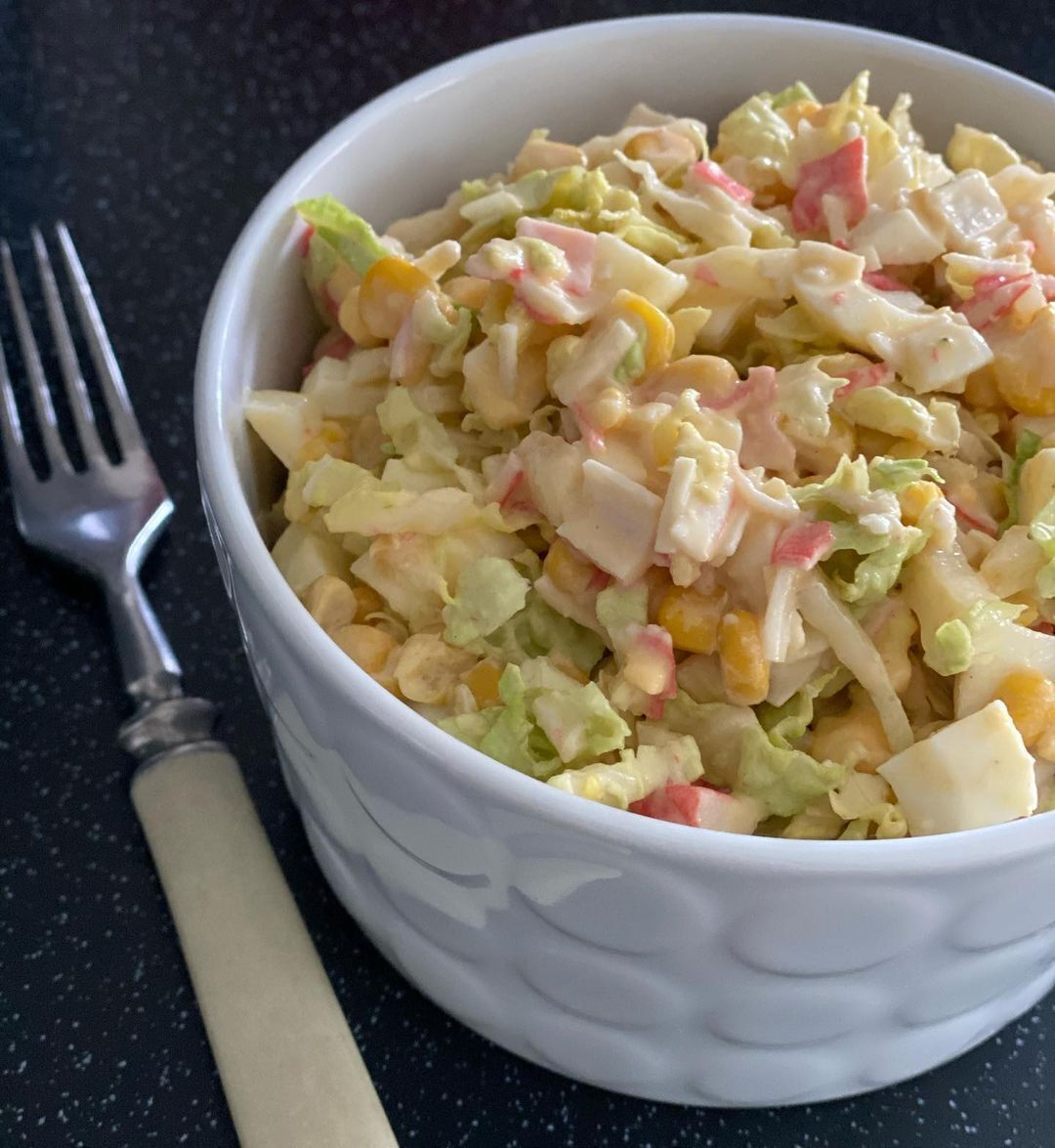 Easy salad with Chinese cabbage