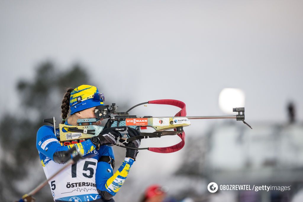''It's very embarrassing''. The most beautiful biathlete of the Ukrainian national team made a confession after the World Cup relay