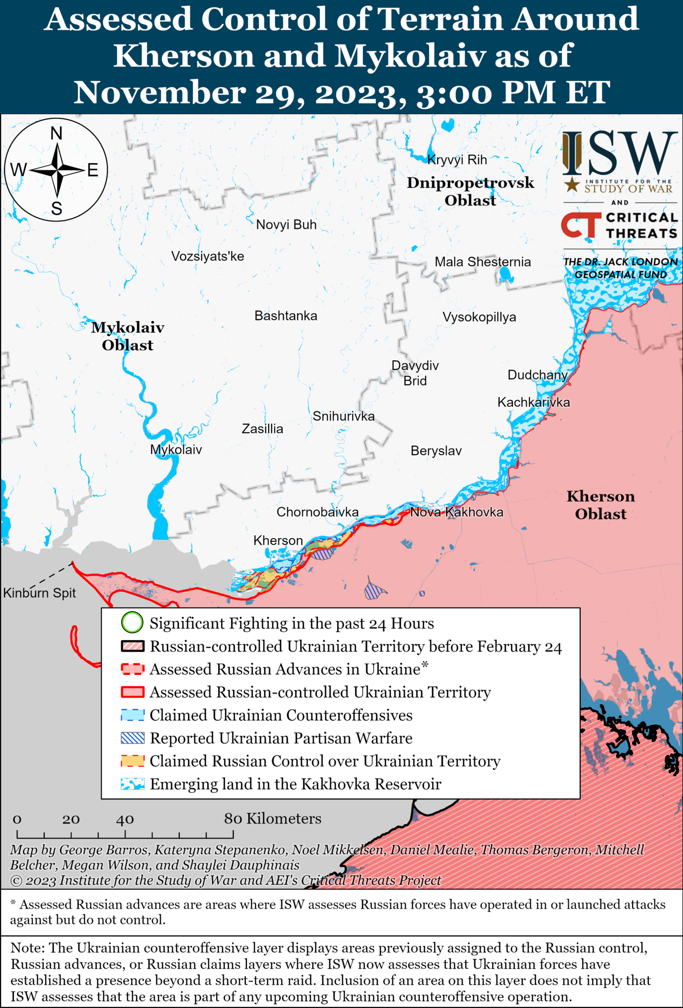 Odmowa przeprowadzenia szturmu: Rosyjskie wojska mają coraz większe problemy na lewym brzegu obwodu chersońskiego - ISW