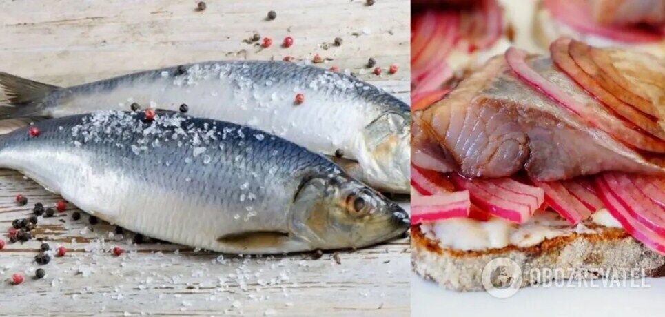 How to marinate herring deliciously for sandwiches: it's very quick to prepare