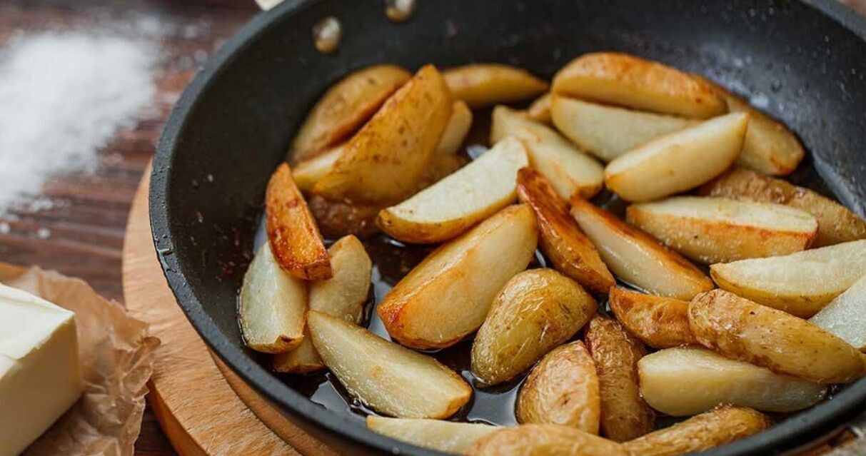 How to fry potatoes without them falling apart