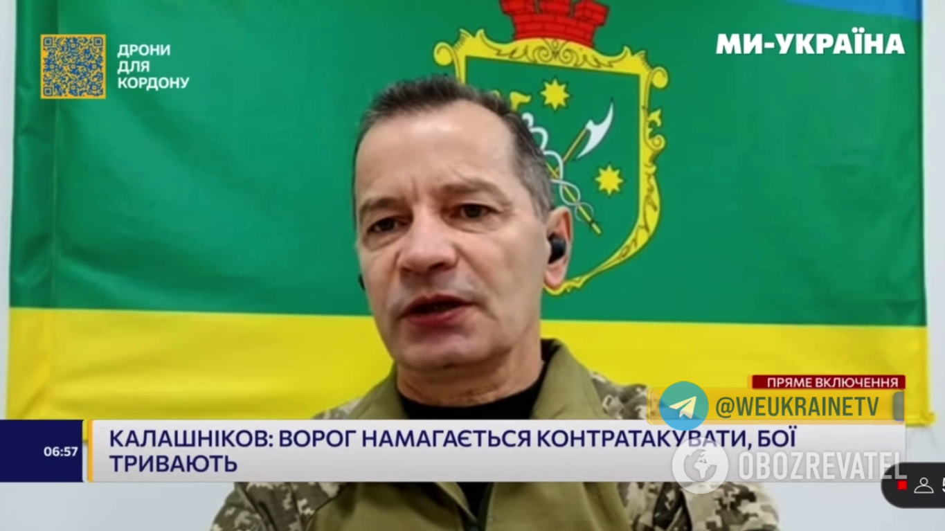 Ołeh Kałasznikow mówi o sytuacji na linii frontu w obwodzie donieckim