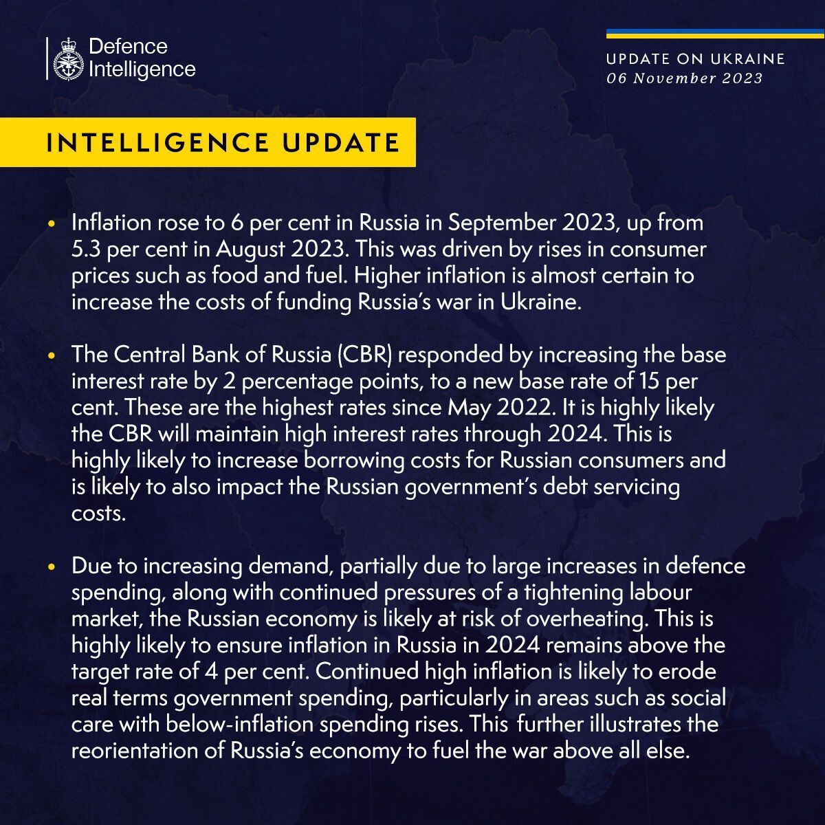 United Kingdom Intelligence Report