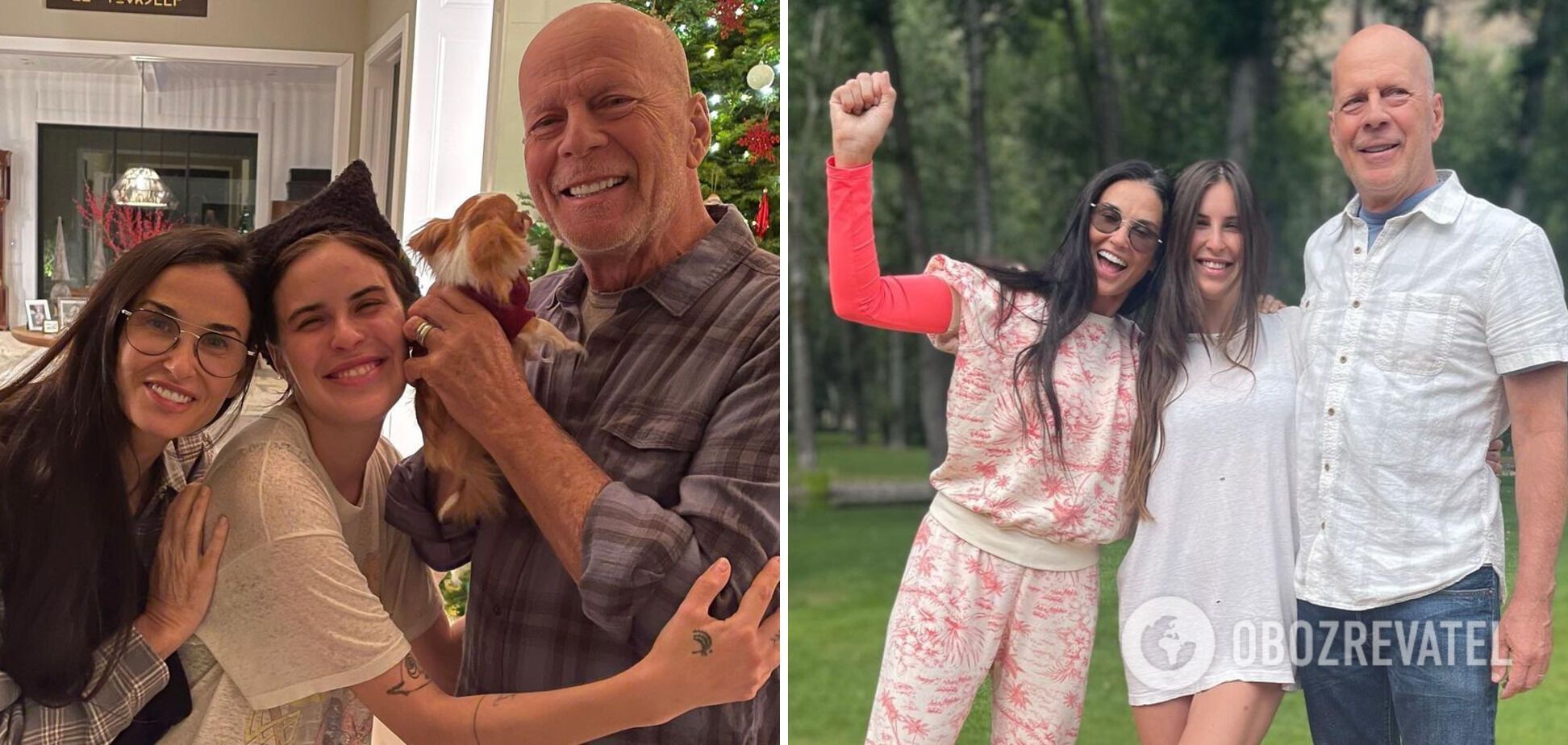 Ciężko chory Bruce Willis nie rozpoznał swojej byłej żony Demi Moore: byli razem 13 lat