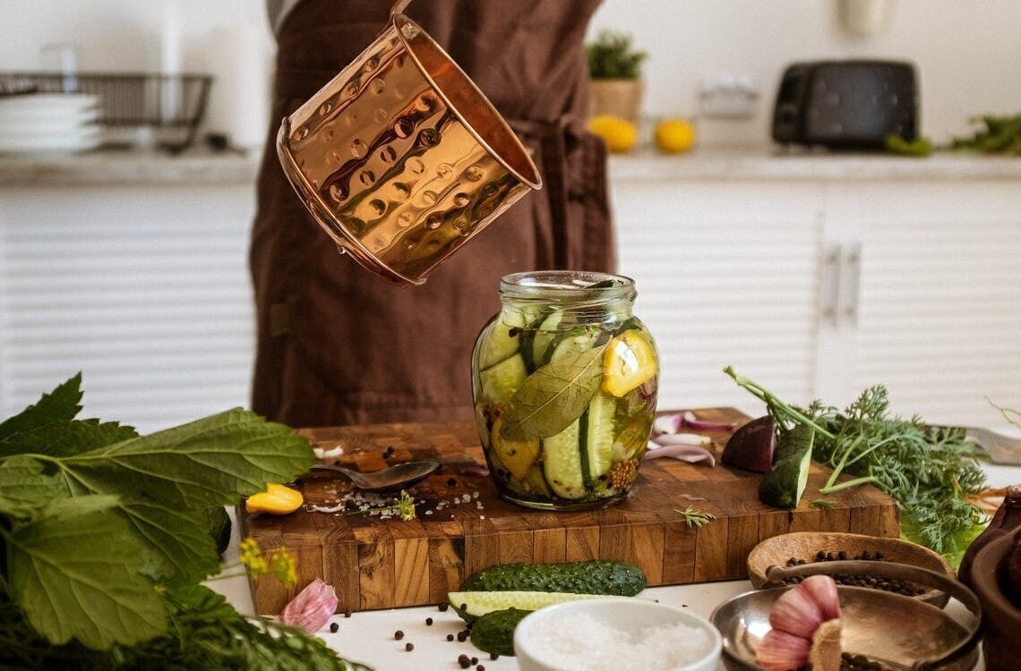 Pickled cucumbers for the winter without vinegar:  they will stay crisp and firm