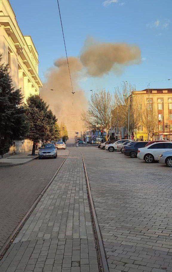 Explosion in Donetsk