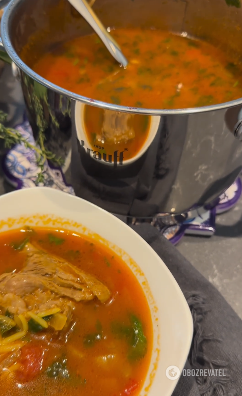 Hearty Kharcho soup for lunch: what meat to prepare with