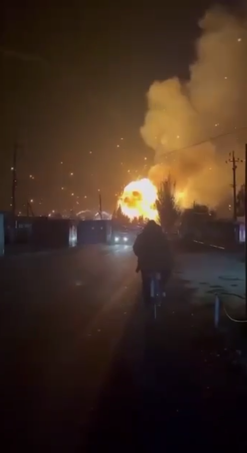 A boarding house where the occupants were based was burning: new details of the fire with detonation of a BC near Mariupol have surfaced