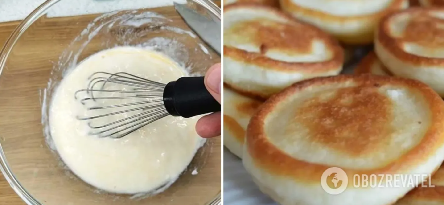 Dough for pancakes