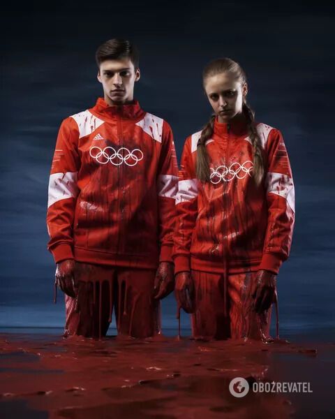 Traces of murder. A neural network has shown what Russia's uniform for the 2024 Olympics should actually look like. Photo