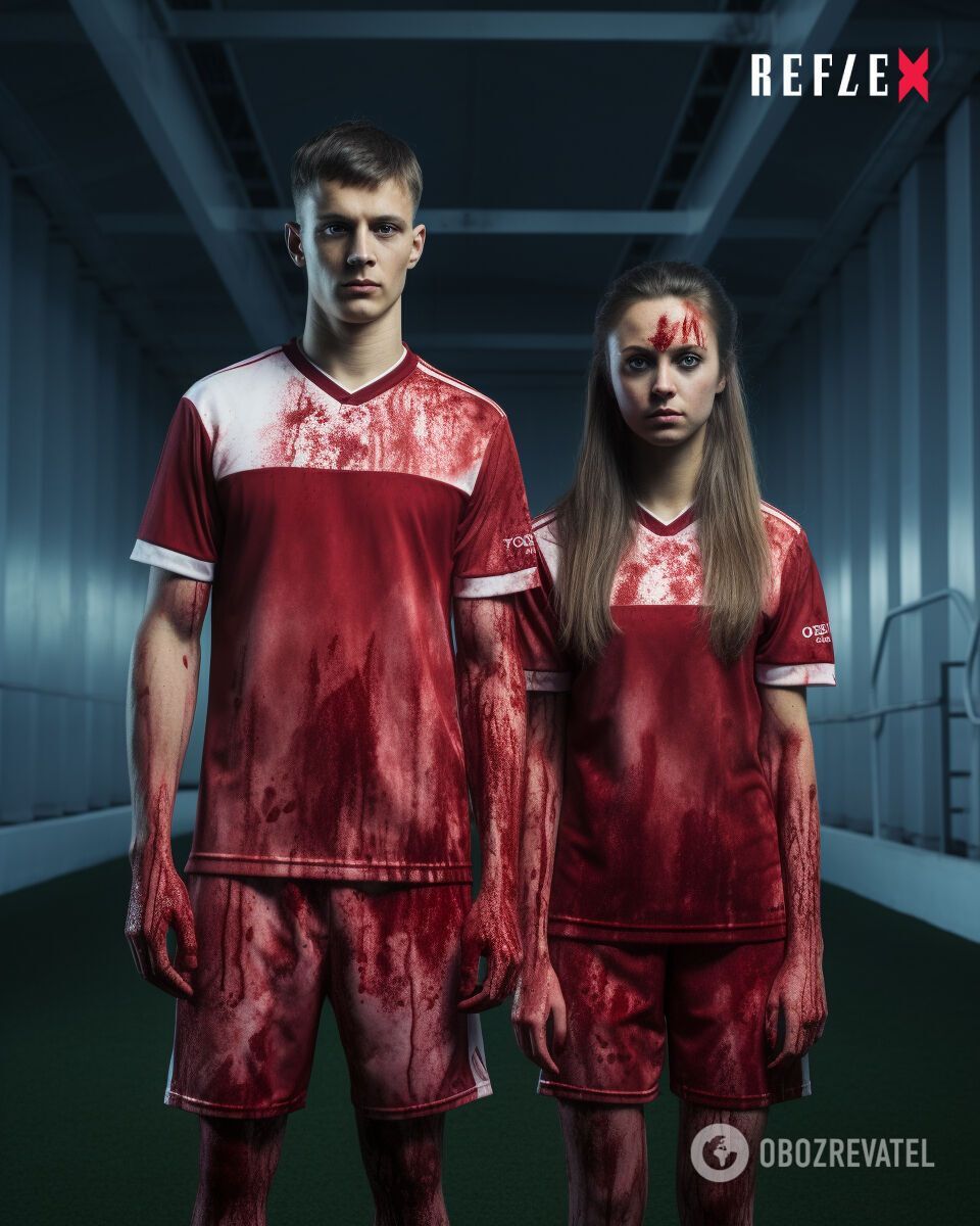 Traces of murder. A neural network has shown what Russia's uniform for the 2024 Olympics should actually look like. Photo