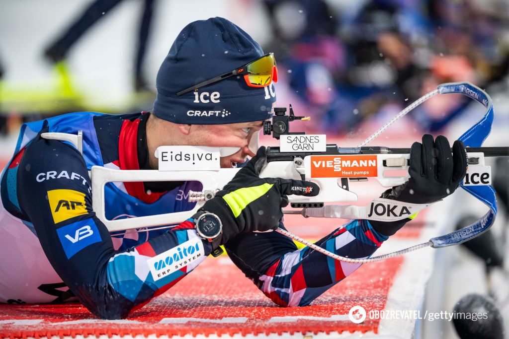 The whole podium: a unique situation took place at the Biathlon World Cup