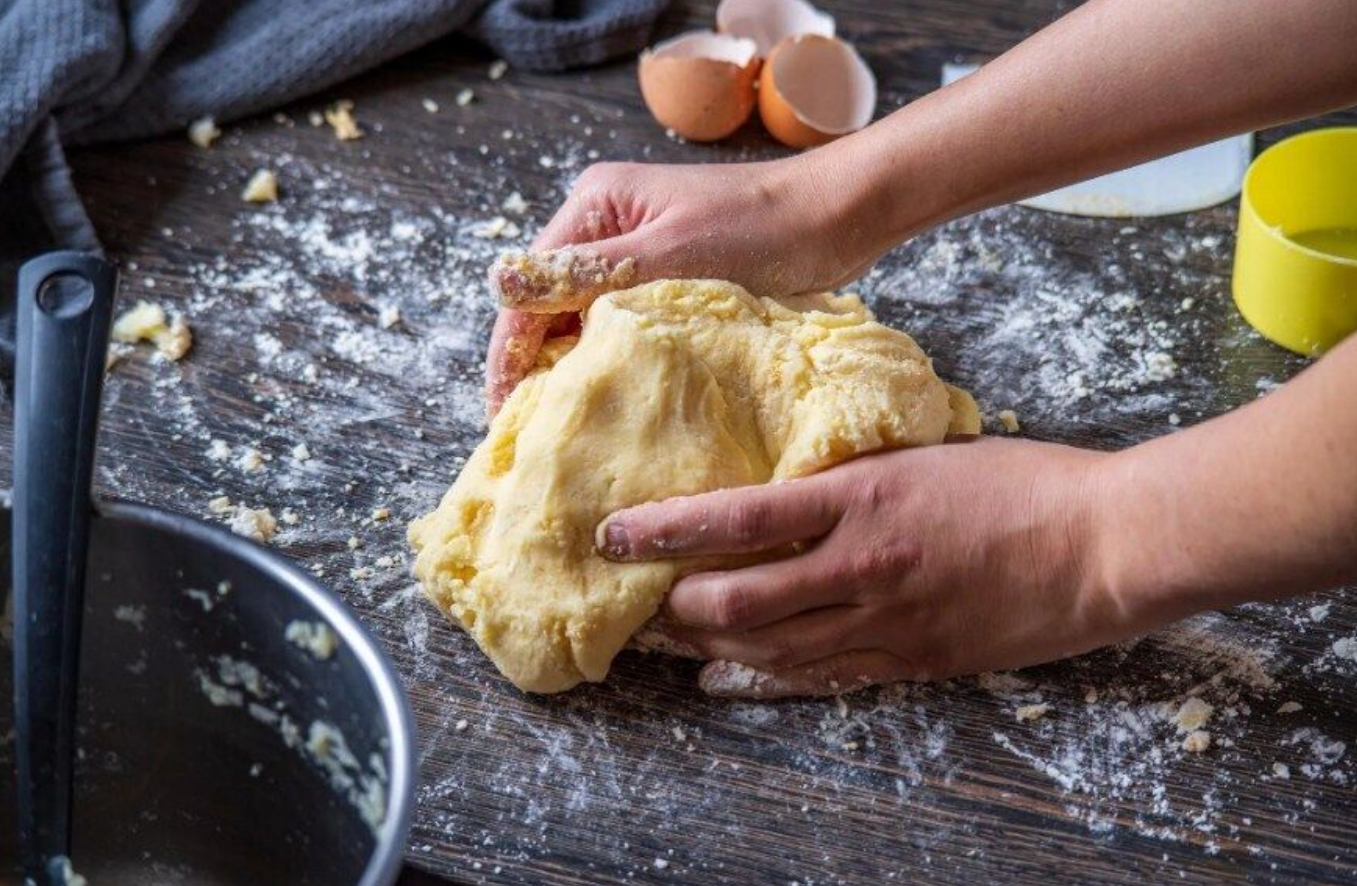 Crispy dough for grated pie