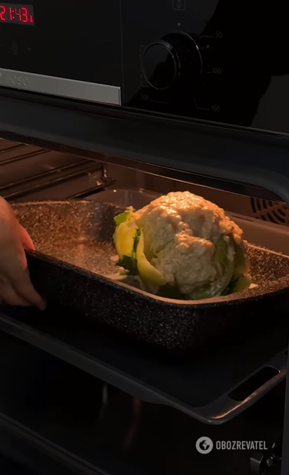 How to bake delicious cauliflower in the oven: it is ready in 15 minutes