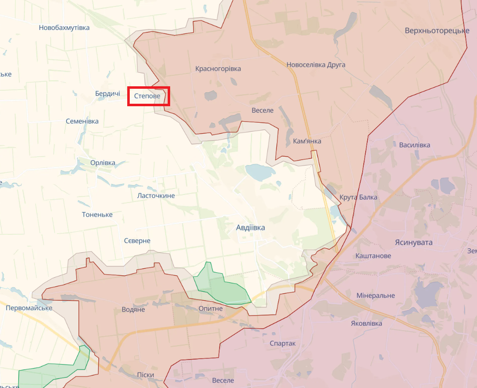 Ukraińskie siły zbrojne przeprowadzają udane kontrataki w pobliżu Awdijiwki, pozbawiając okupantów pełnej kontroli nad Stepowem - brytyjski wywiad