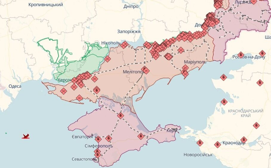 Działania wojenne na południu Ukrainy
