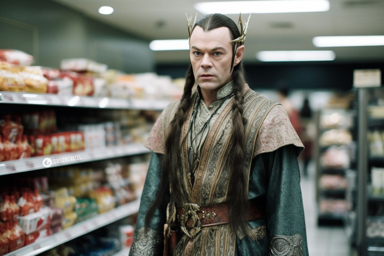 Elrond znajduje się w supermarkecie