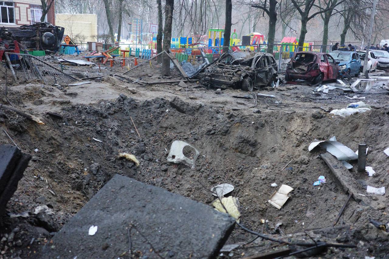 A house and a kindergarten will have to be rebuilt: Klychko shows devastating consequences of Russian night attack on Kyiv