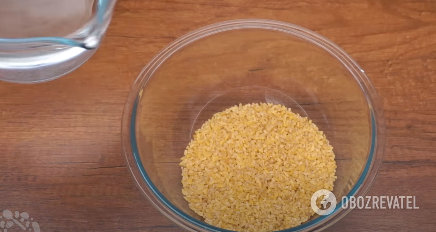How to cook bulgur deliciously in a frying pan