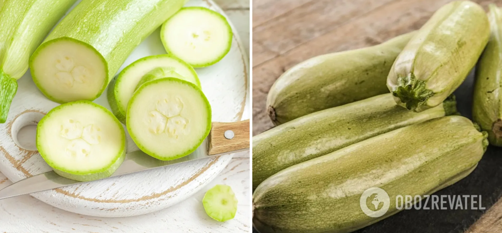 Zucchini for the dish