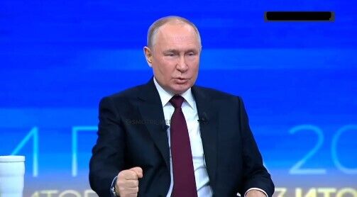 Putin again referred to Ukrainians and Russians as ''one people,'' called Odessa a ''Russian city,'' and mentioned Yanukovych