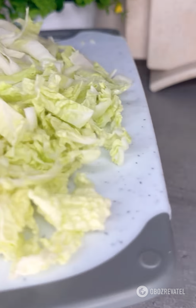 Cabbage for the dish