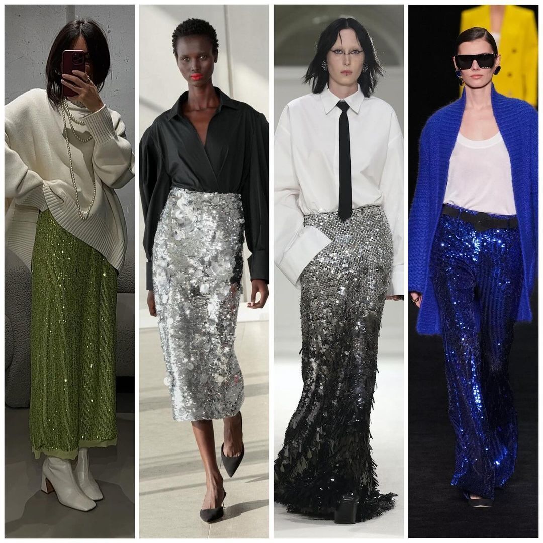 What to wear to a New Year's corporate party 2023-2024: a selection of ready-made looks in which you will shine. Photos