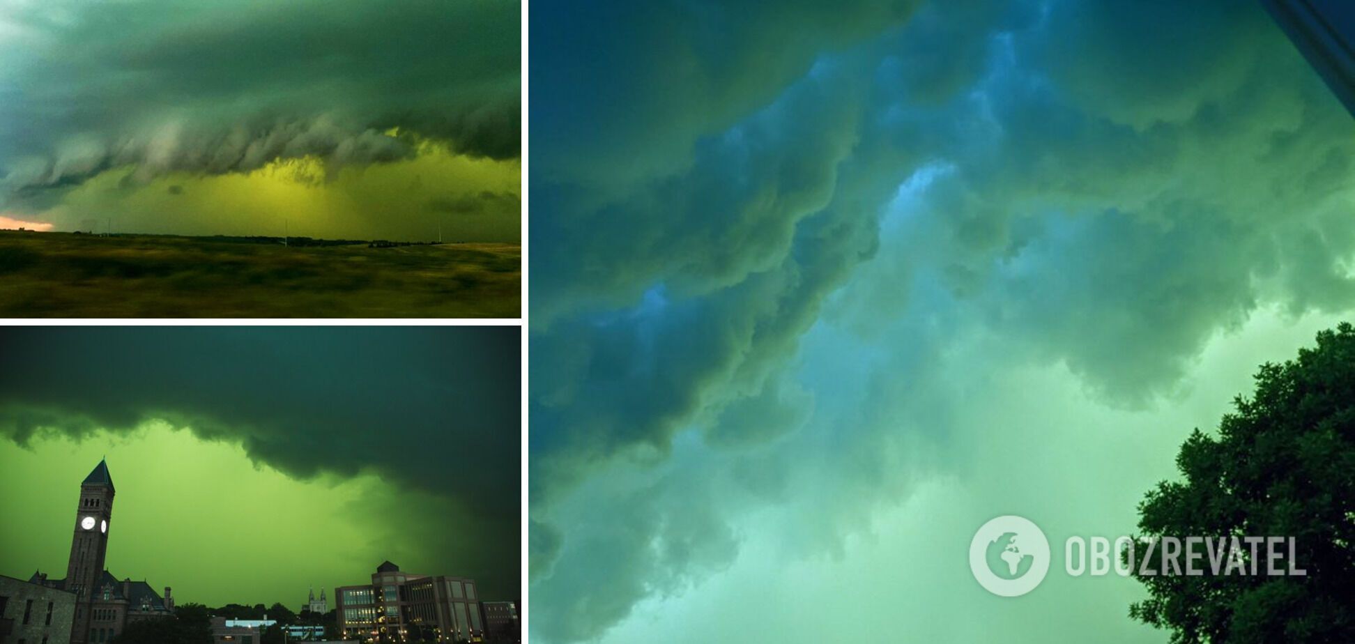 Meteorologists explain why the sky turned green in the US