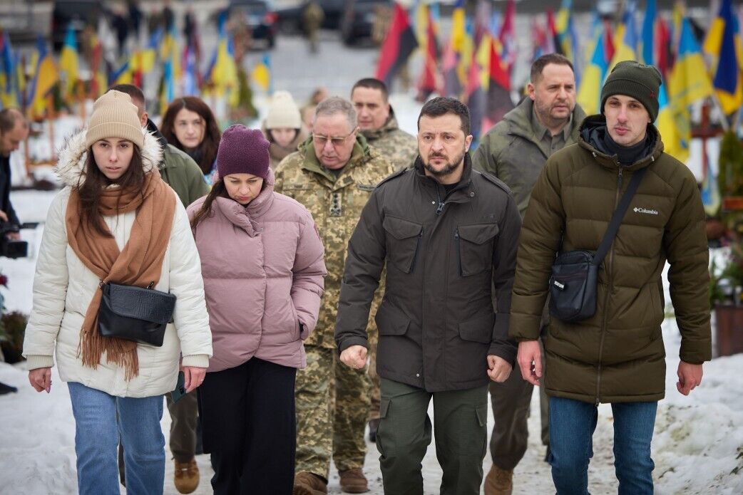 Zelenskyy was accompanied by the head of the Lviv Regional Military Administration