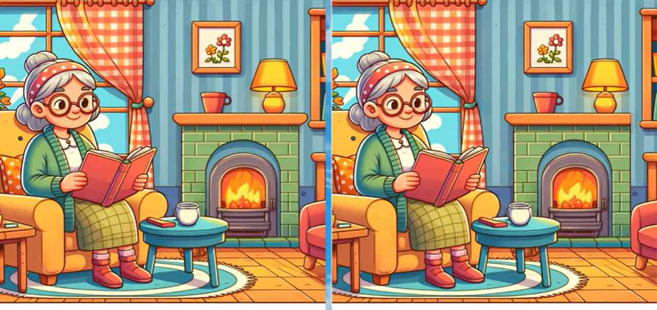There are three differences between these pictures, try to find them in 9 seconds
