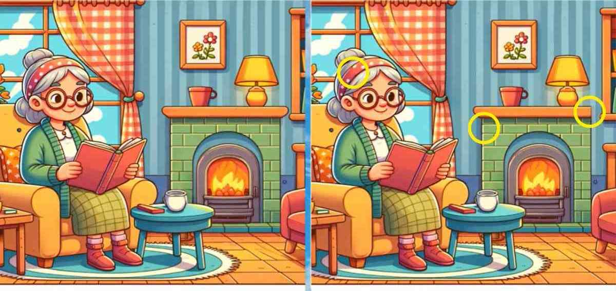 Find the three differences quickly: a puzzle that will test your wits