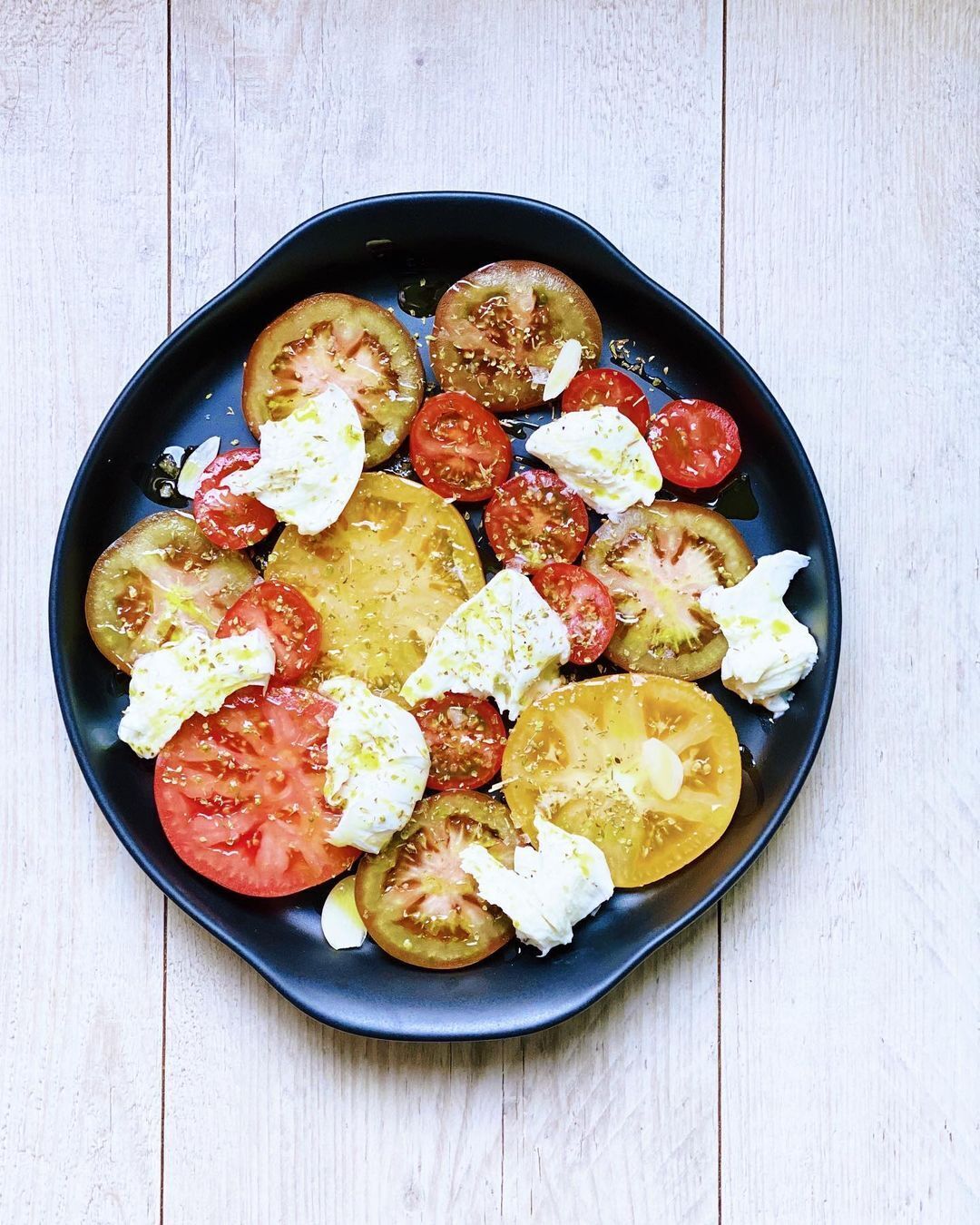 Tomatoes with cheese