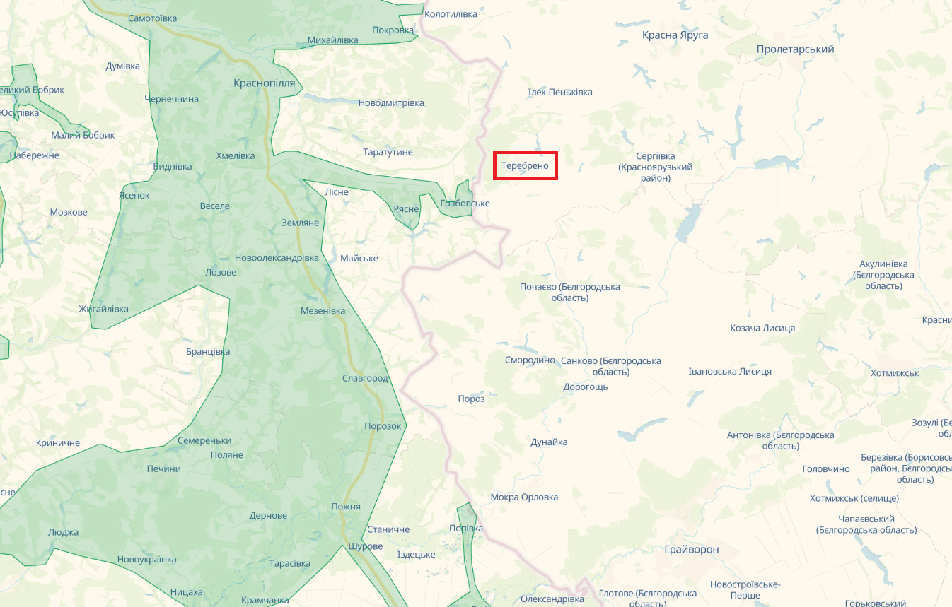 Russians report a battle near the village of Terebreno in Russia: what is known
