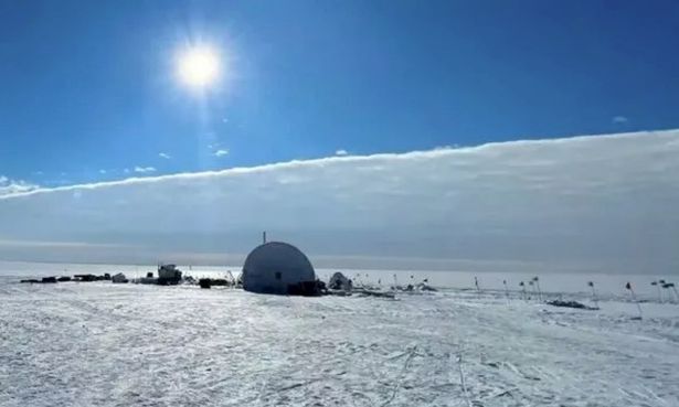 A hidden world has been found under an Antarctic glacier.