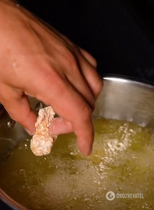 Chicken popcorn: an unusual idea shared by a famous chef