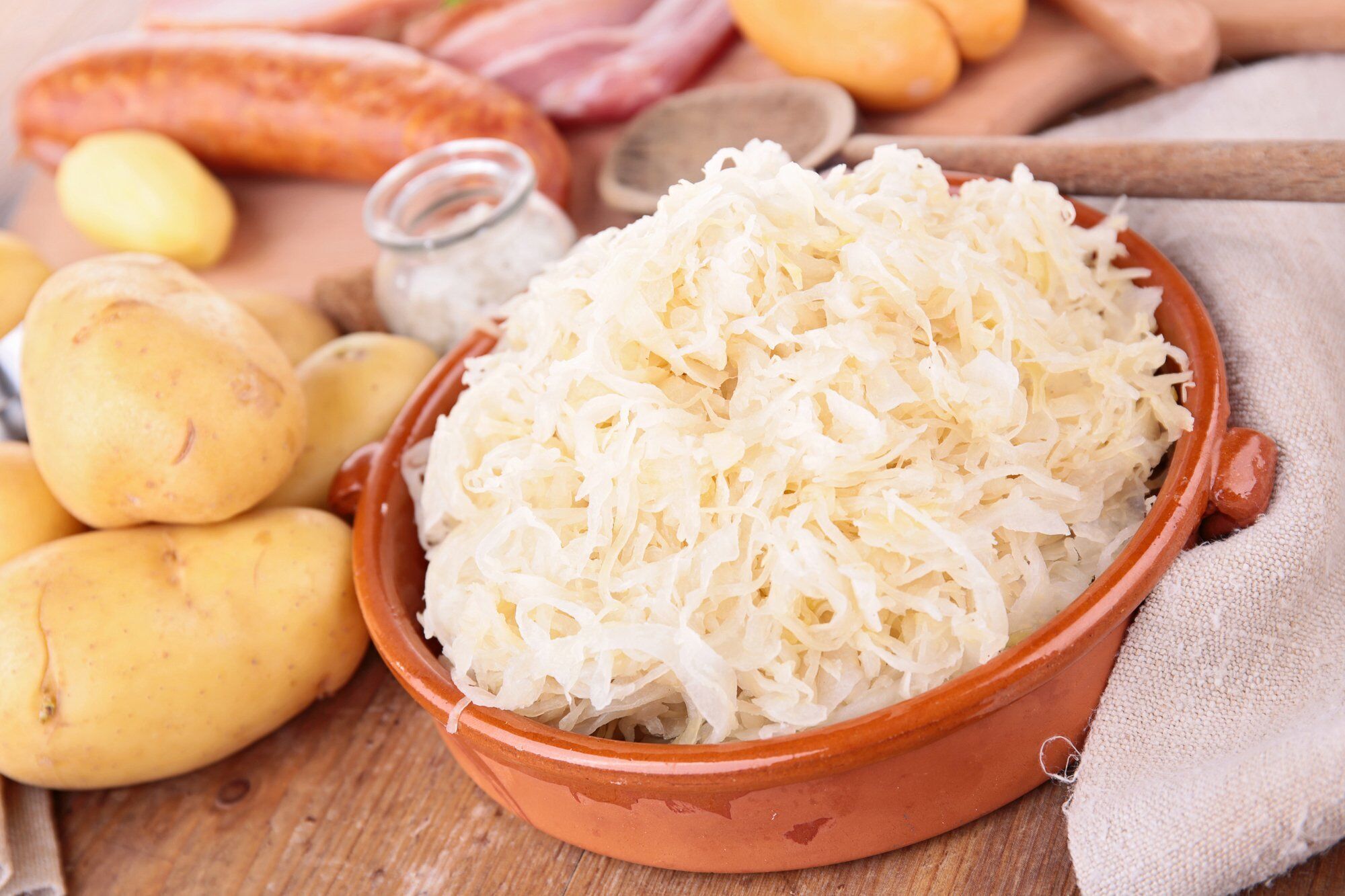 Delicious and healthy sauerkraut