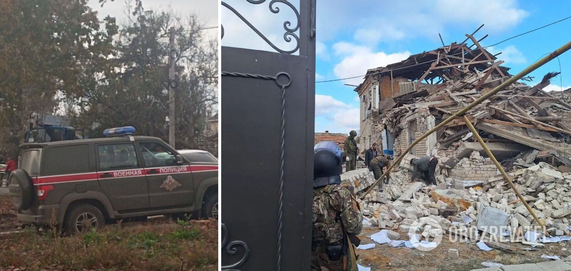 Consequences of the destruction of the occupiers' base in Skadovsk on 9 November