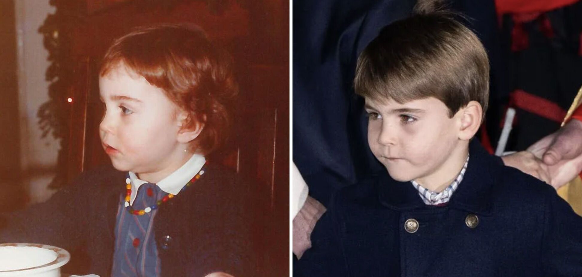 Louis is a mini version of his mother: Kate Middleton stunned with a baby Christmas photo no one has seen before