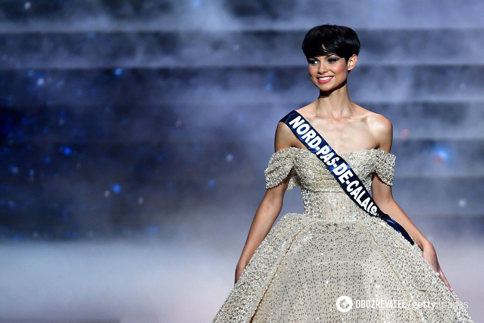 Miss France 2023 winner with pixie hairstyle admitted that she lengthened her height for the pageant and showed herself with long hair. Photo