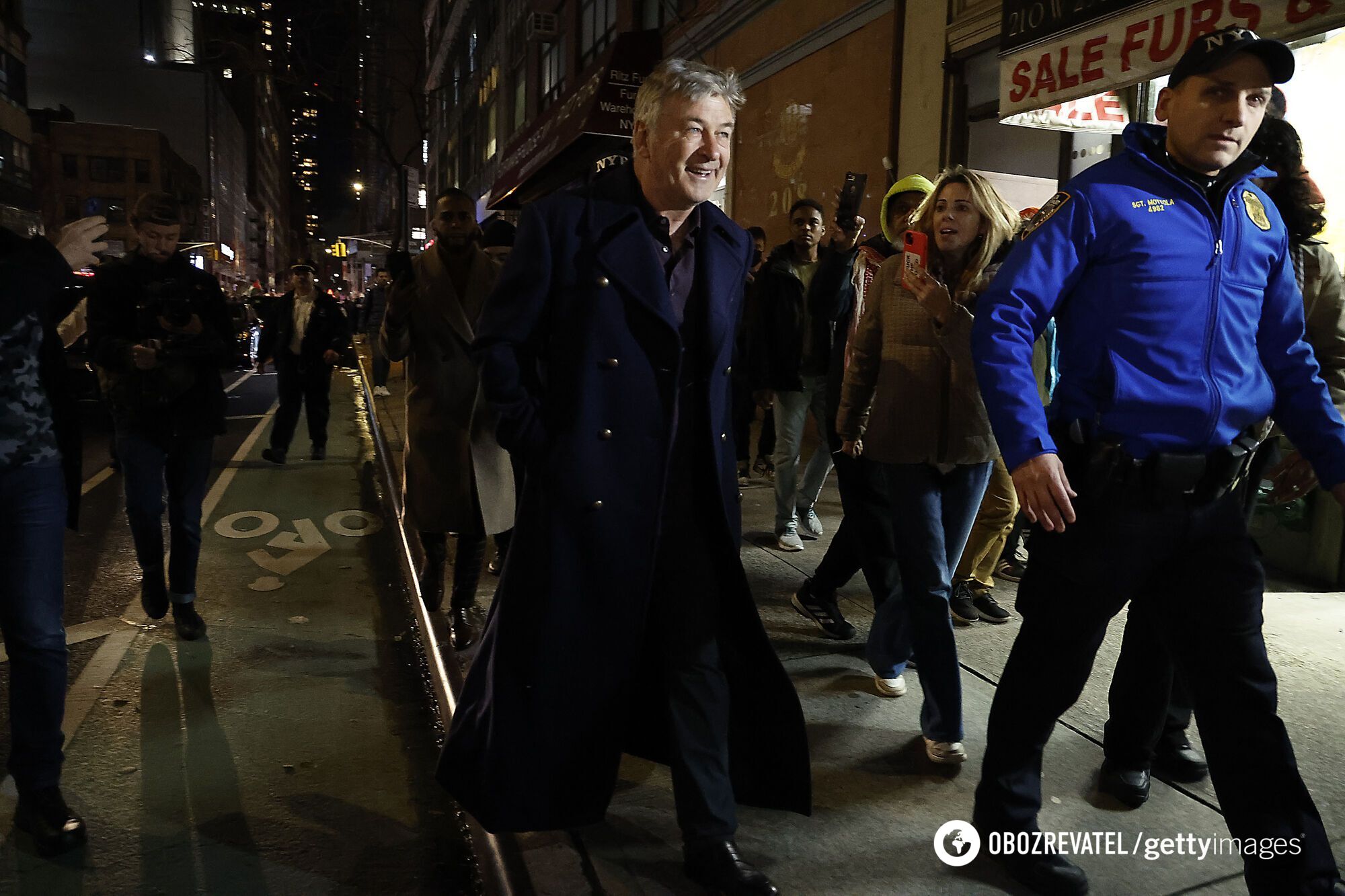 Alec Baldwin pushed and cursed at a protester who aggressively attacked the star over the war in Israel