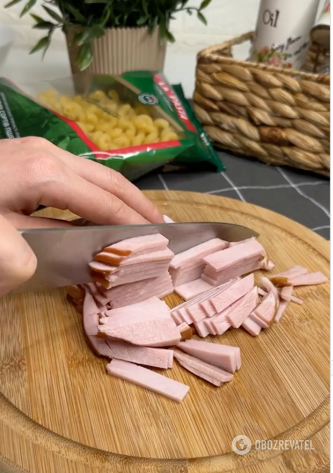 Ham for salad