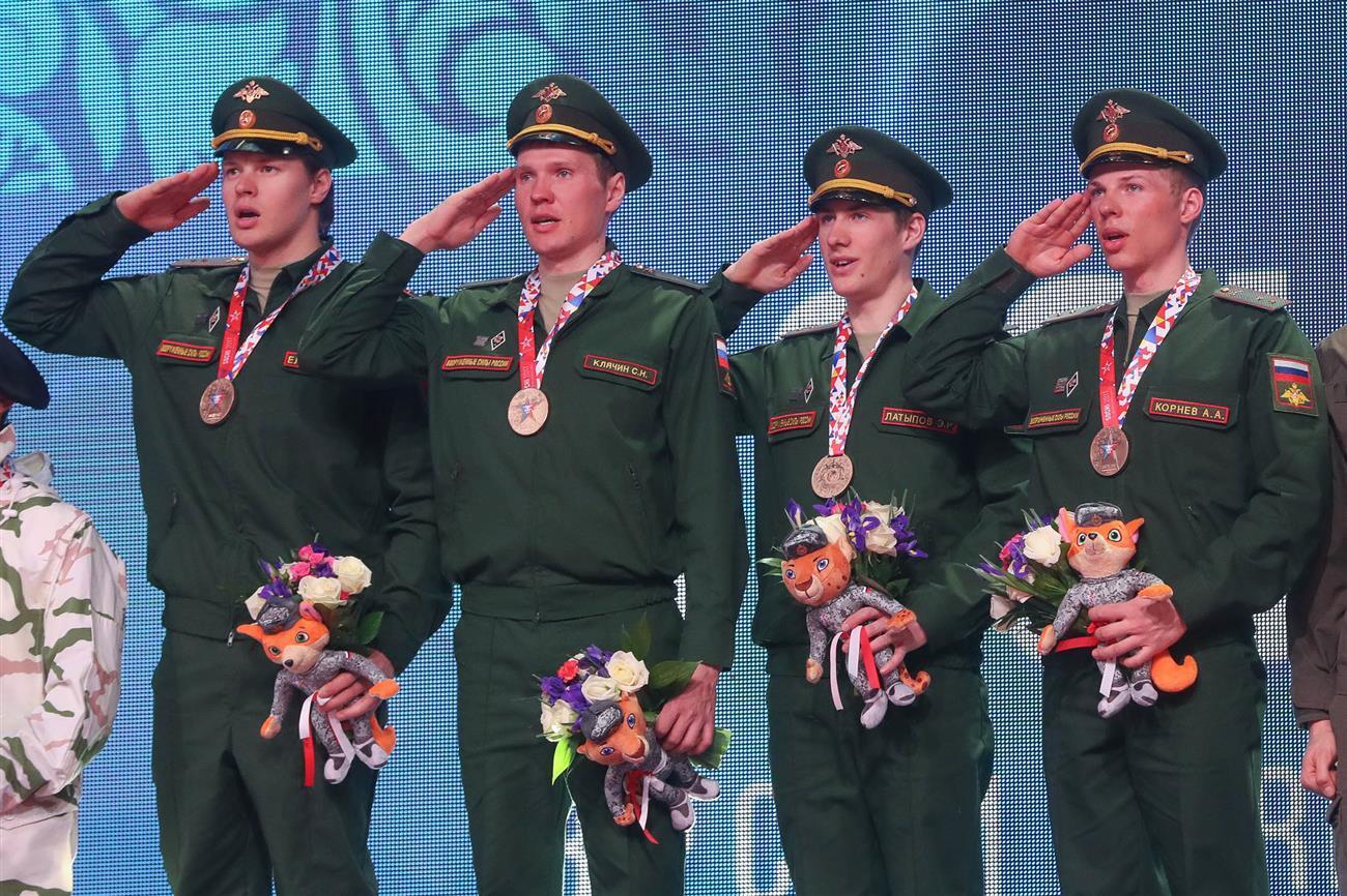Rosyjscy sportowcy służą w rosyjskich siłach zbrojnych