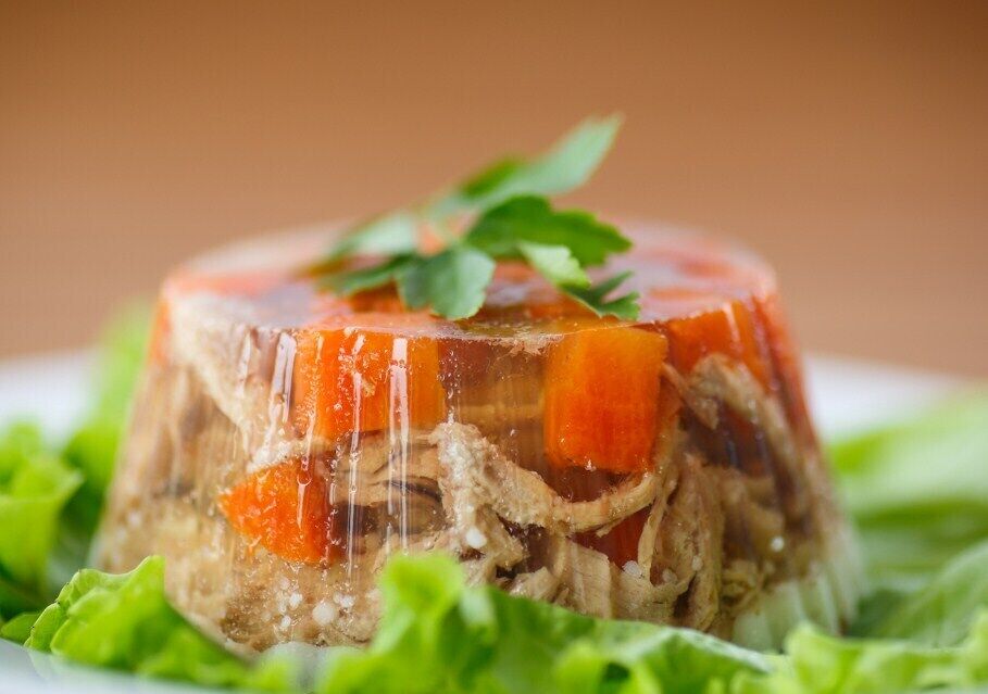 How to make aspic transparent