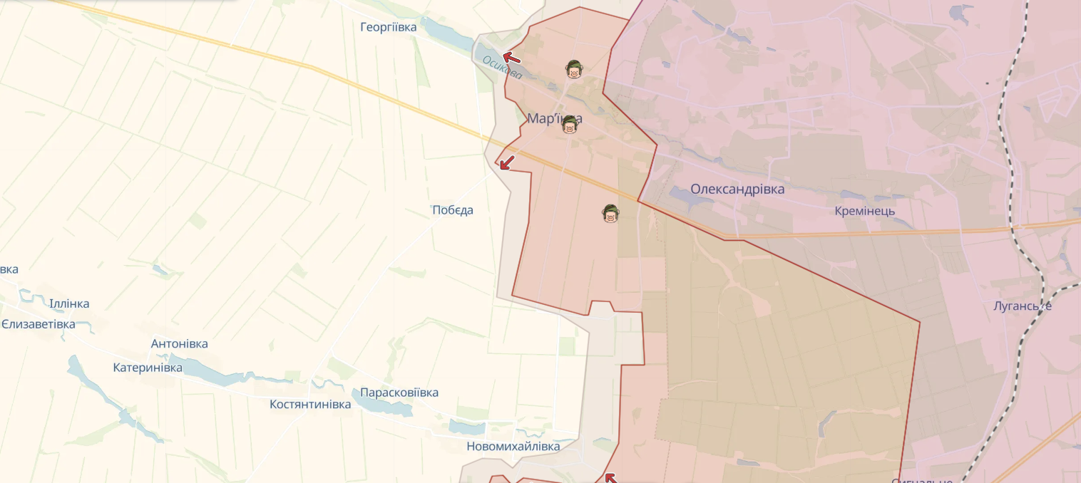 The situation in the Marinka direction