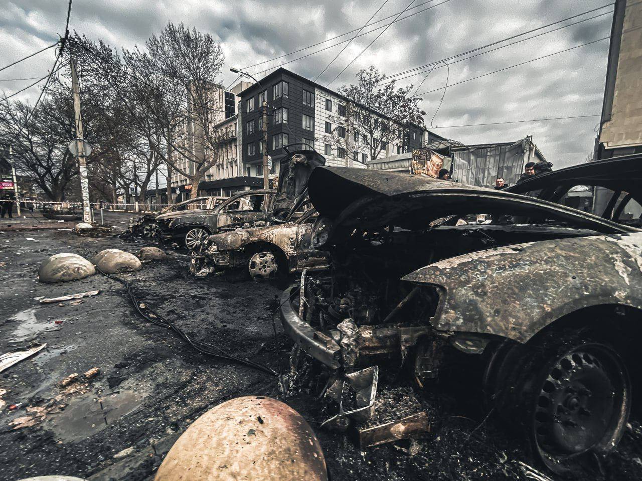 Black day for dozens of families: a year ago, Russia launched a massive attack on Kherson. Photo