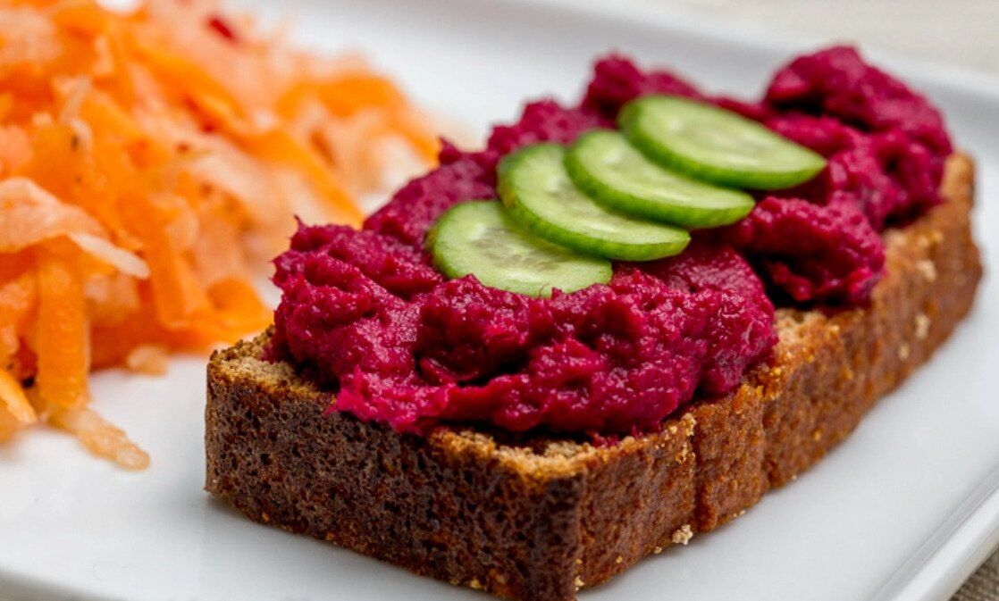 Ready-made beetroot caviar